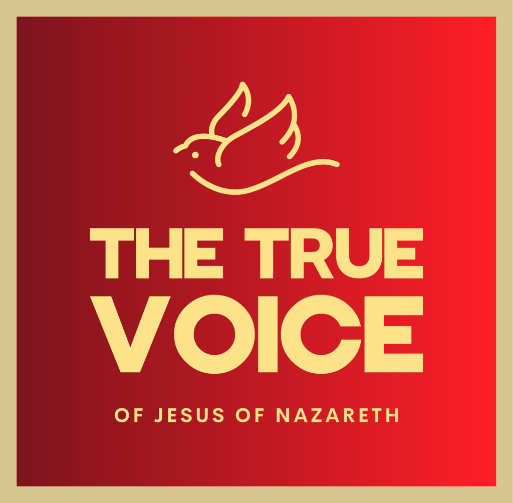 Color logo with background The true voice of Jesus of Nazareth